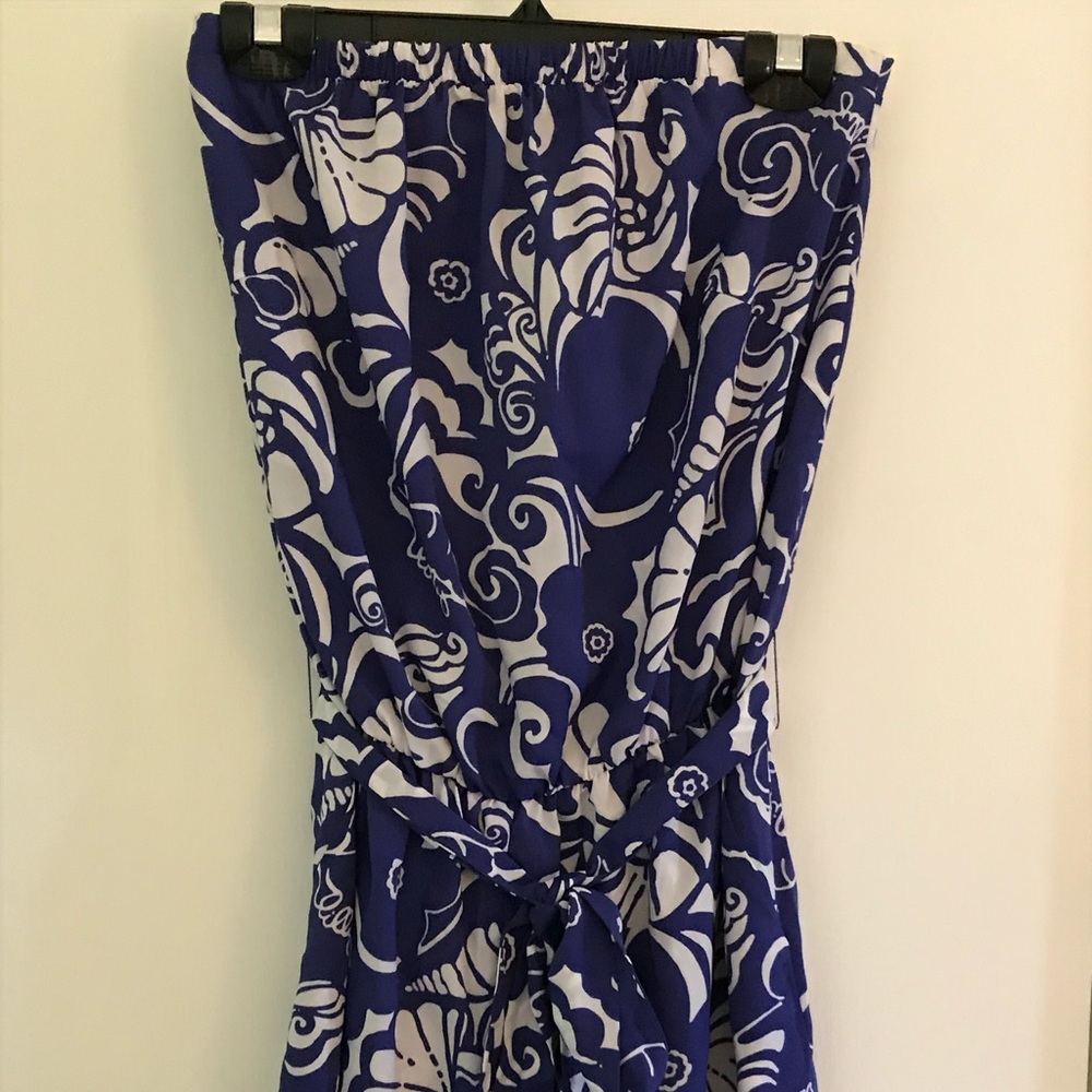 Lilly Pulitzer Tube Top Romper; Size M